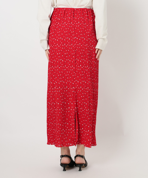 26SS✨完売品✨スローブイエナ　flower pleats アイラインスカー flower pleats アイラインスカート（スカート）｜SLOBE IENA