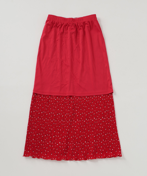 SLOBE IENA（スローブイエナ） スカート flower pleats アイライン