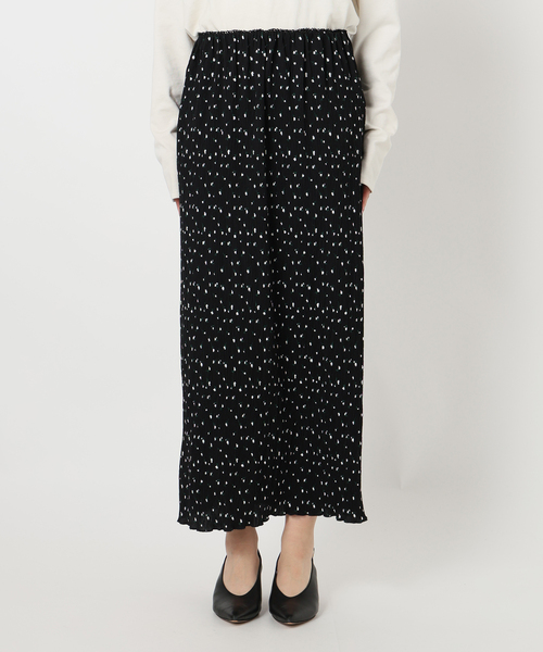 SLOBE IENA（スローブイエナ） スカート flower pleats アイライン