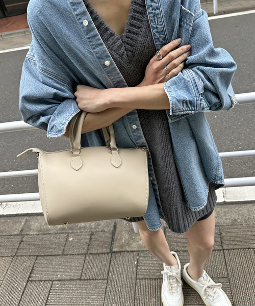 「MILOS」 2WAYバッグ FREE キャメル レディース_画像8