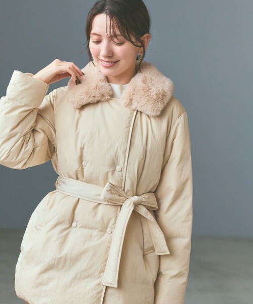 ダウンコート ダウンジャケット 「KAWADA FEATHER/撥水」2wayカラー