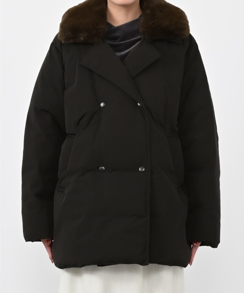 ダウンコート ダウンジャケット 「KAWADA FEATHER/撥水」2wayカラー