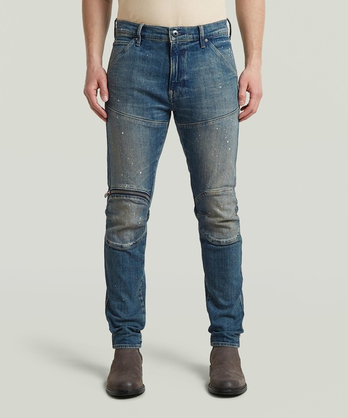 G-STAR RAW ジーンズ 5620 3D ZIP KNEE SKINNY JEANS/立体裁断スキニー