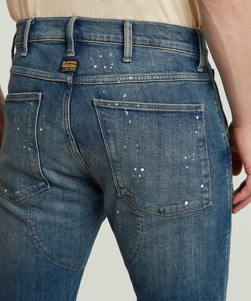G-STAR RAW ジーンズ 5620 3D ZIP KNEE SKINNY JEANS/立体裁断スキニー