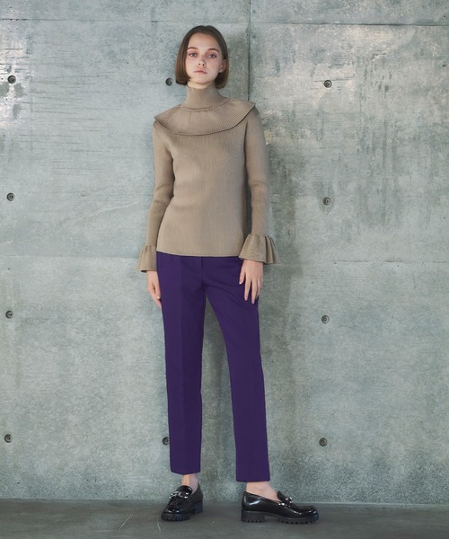 「ELFRANK」 長袖ニット FREE オフホワイト レディース_画像8