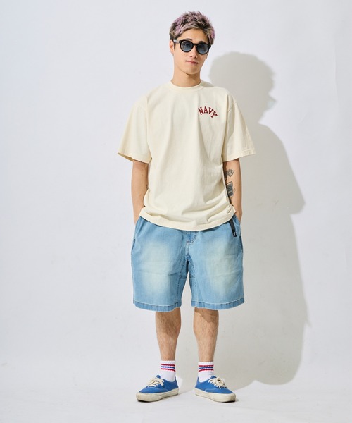 LPFG メンズ NO.13 バミューダ　ハーフパンツ　美品 ムラサキスポーツ（MURASAKI SPORTS） ハーフパンツ ワイドパンツ