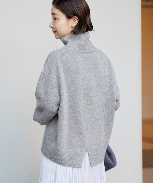 「IENA」 長袖ニット FREE ピンク レディース_画像3