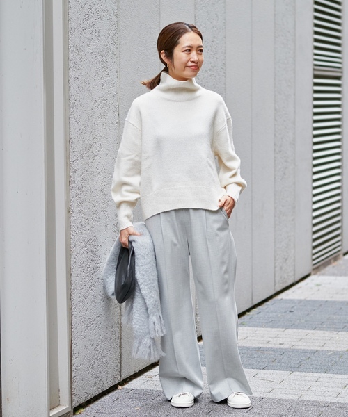 「IENA」 長袖ニット FREE ピンク レディース_画像5