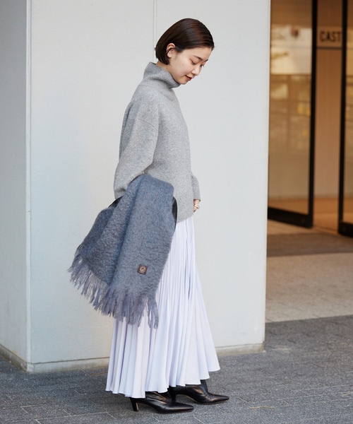 「IENA」 長袖ニット FREE ピンク レディース_画像9