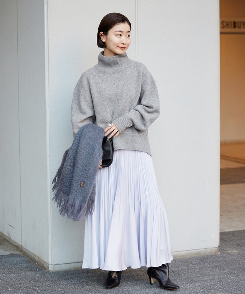 「IENA」 長袖ニット FREE ピンク レディース_画像10