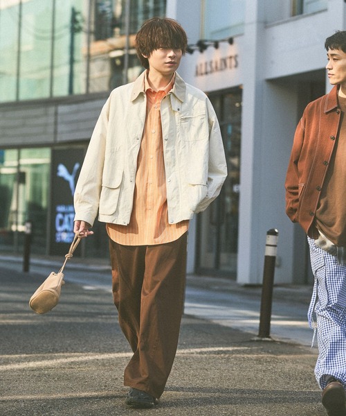 niko and…（ニコアンド） シャツ 2WAYラインシャツ メンズ : ZOZOTOWN