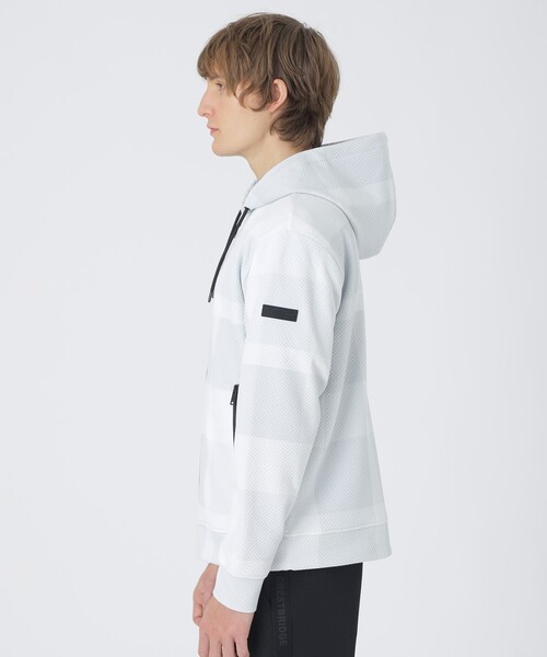 BLACKLABEL CRESTBRIDGE プルオーバー パーカー L 白 BLACK LABEL CRESTBRIDGE（ブラックレーベル クレストブリッジ