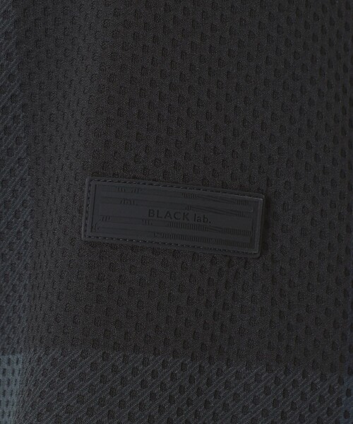 パーカー 「BLACK lab.」ハニカムクレストブリッジチェックパーカー メンズの画像