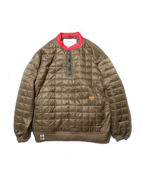 「NATAL DESIGN」 ジャケット「CHUMS × BURLAP OUTFITTERコラボ」 LARGE カーキブラウン メンズの画像