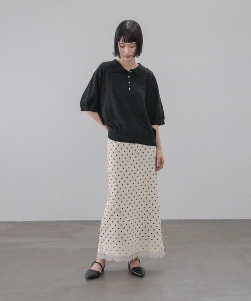 LOWRYS FARM（ローリーズファーム） スカート ストレッチサテンレース