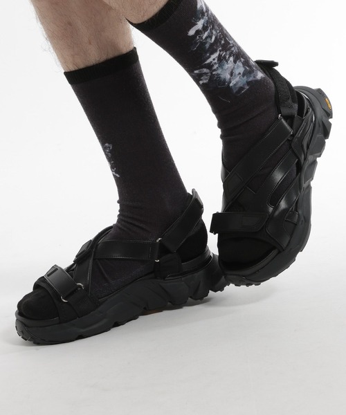 HARE（ハレ） 厚底 スポーツサンダル サンダル Vibramベルトサンダル