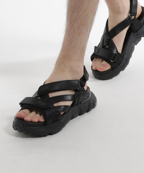HARE（ハレ） 厚底 スポーツサンダル サンダル Vibramベルトサンダル