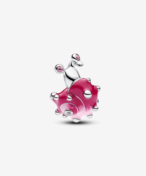 チャーム ピンク カタツムリ チャーム レディース