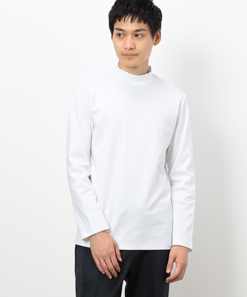 「COMME CA ISM」 長袖Tシャツ SMALL チャコール メンズ_画像3