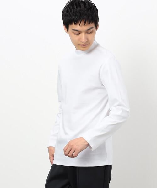 「COMME CA ISM」 長袖Tシャツ SMALL チャコール メンズ_画像4