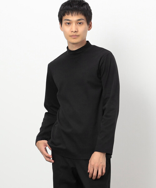 「COMME CA ISM」 長袖Tシャツ SMALL チャコール メンズ_画像6