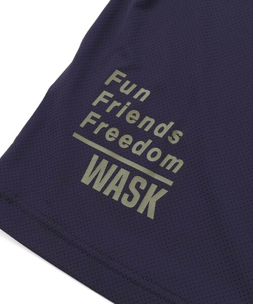 WASK(ワスク) tシャツ 「接触冷感」バイカラーポケットテープBIGT WASK(ワスク) tシャツ 「接触冷感」バイカラーポケットテープBIGT