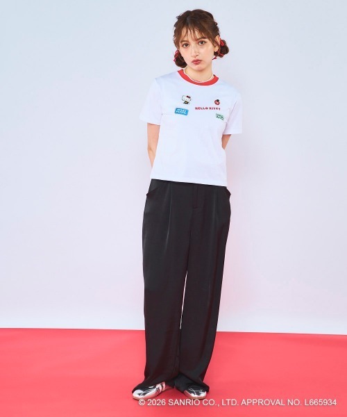 tシャツ 半袖 「Ocean Pacific×ハローキティ」レディースハローキティ
