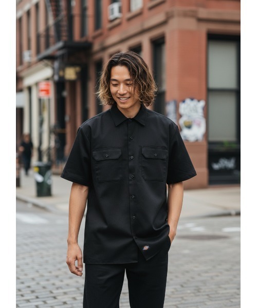 Dickies（ディッキーズ） シャツ 半袖 「DICKIES/ディッキーズ」「シワ