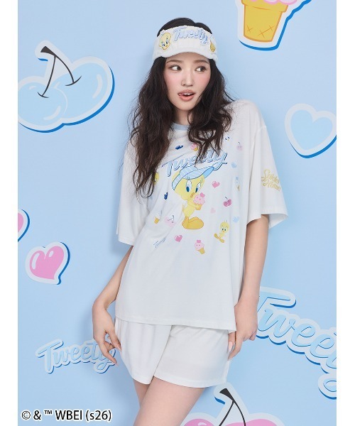 SNIDEL HOME パジャマ ルームウェア 「Tweety」「接触冷感」カット