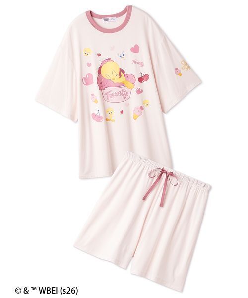 SNIDEL HOME パジャマ ルームウェア 「Tweety」「接触冷感」カット