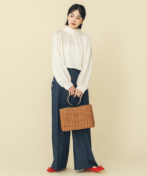 「ATELIER BRUGGE」 バレエシューズ 23.5 ブラック レディース_画像9