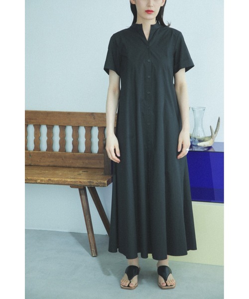 「mici」 半袖ワンピース ONE SIZE イエロー レディース_画像2