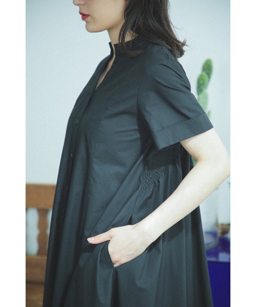 「mici」 半袖ワンピース ONE SIZE イエロー レディース_画像5