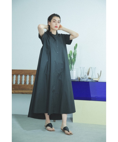 「mici」 半袖ワンピース ONE SIZE イエロー レディース_画像6