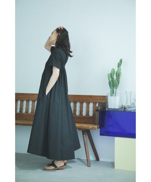 「mici」 半袖ワンピース ONE SIZE イエロー レディース_画像7