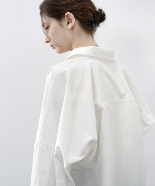 「tageechita」 長袖シャツ S ホワイト レディース_画像3