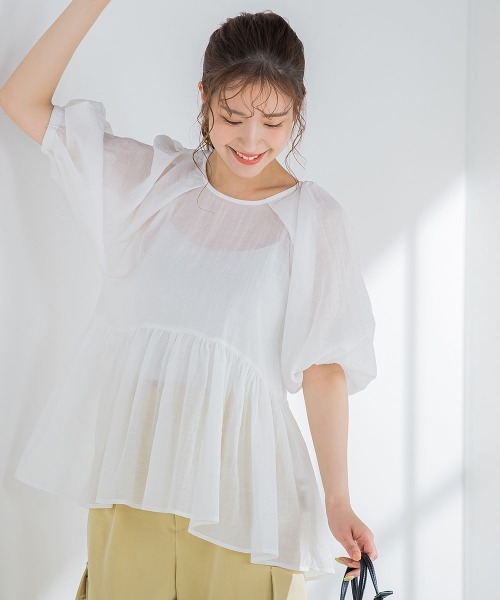 「VICKY」 半袖ブラウス M ブラック レディース_画像5