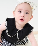 ベビー服 ロンパース 「リンク」メロー衿ロンパースの詳細画像1