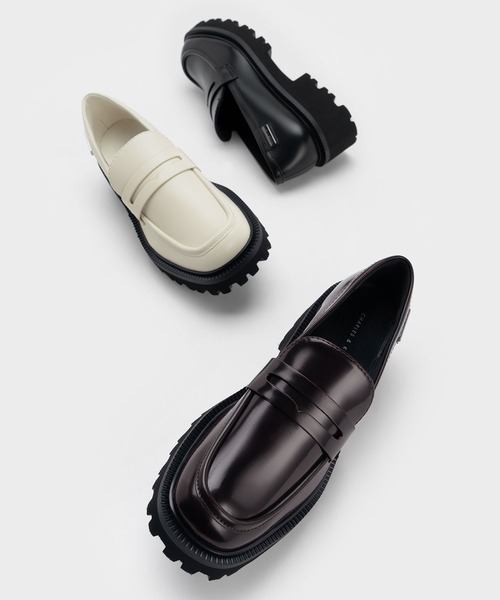 「CHARLES & KEITH」 シューズ 23.5cm ブラック系その他7 レディース_画像5