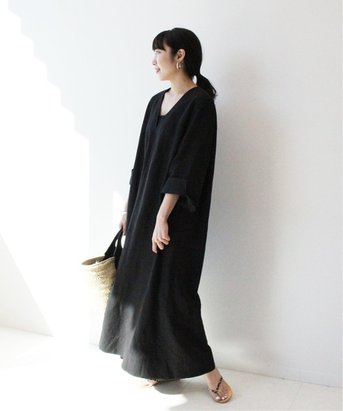 「journal standard L'essage」 7分袖ワンピース FREE ナチュラル レディース_画像4