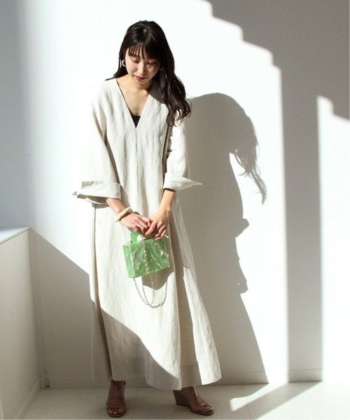 「journal standard L'essage」 7分袖ワンピース FREE ナチュラル レディース_画像5