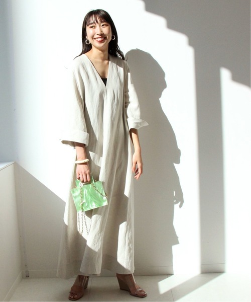「journal standard L'essage」 7分袖ワンピース FREE ナチュラル レディース_画像7