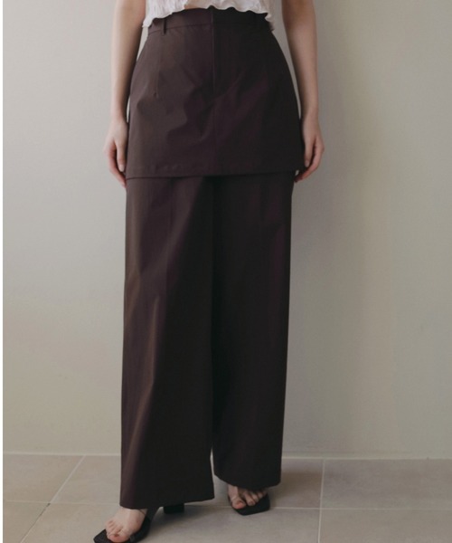 anuke（アンヌーク） パンツ Multifunction Layered Pants レディース