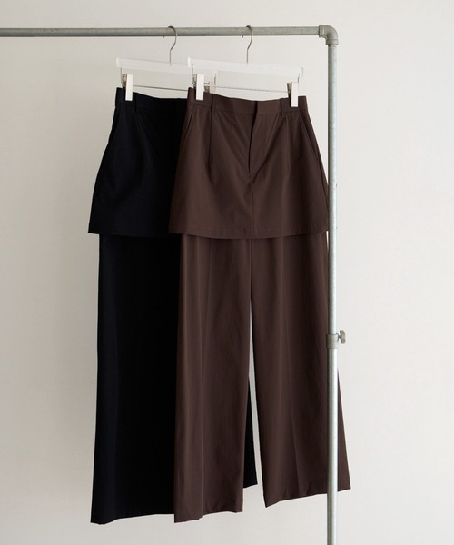 anuke（アンヌーク） パンツ Multifunction Layered Pants レディース
