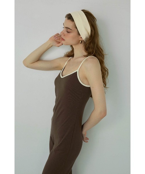 ALEXIA STAM（アリシアスタン） ワンピース Contrast Color Cami