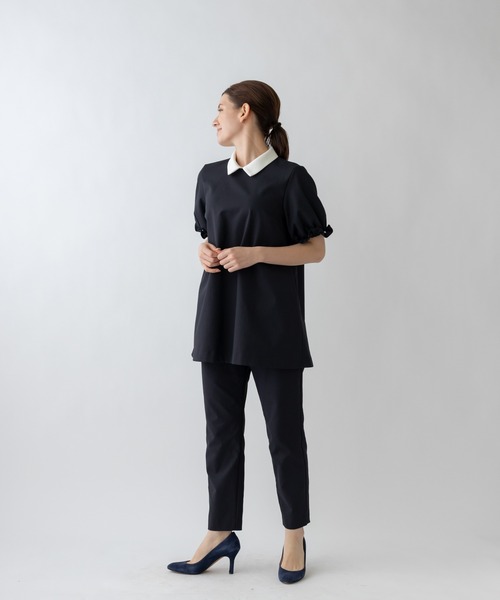 「Sono」 半袖ワンピース 1 ブラック レディース_画像3