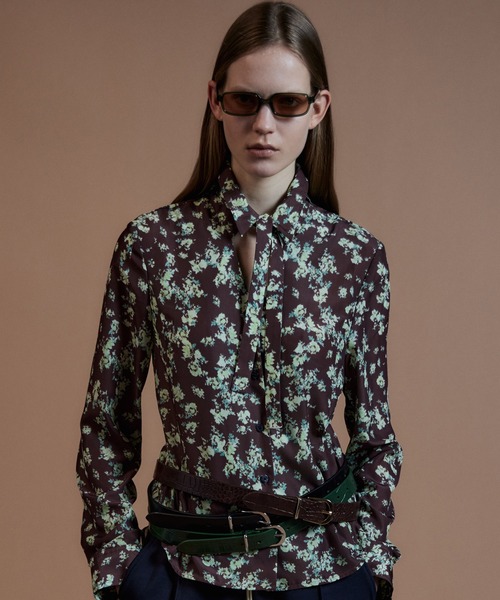 MAISON SPECIAL（メゾンスペシャル） ブラウス シャツ Flower Print 
