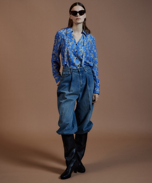 【新品 未使用 タグ付き】メゾンスペシャル 花柄シャツ MAISON SPECIAL（メゾンスペシャル） ブラウス シャツ Flower Print