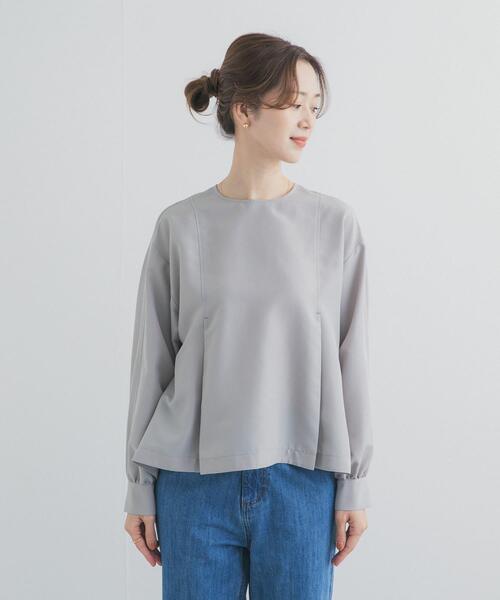 「URBAN RESEARCH DOORS」 長袖ブラウス FREE グレー系その他 レディース_画像8