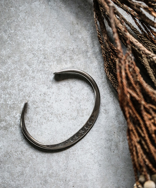 amp japan（アンプジャパン） バングル Large Star Hammered Bangle